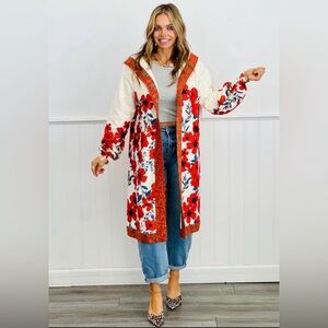 POL long Floral Cardi NEW large